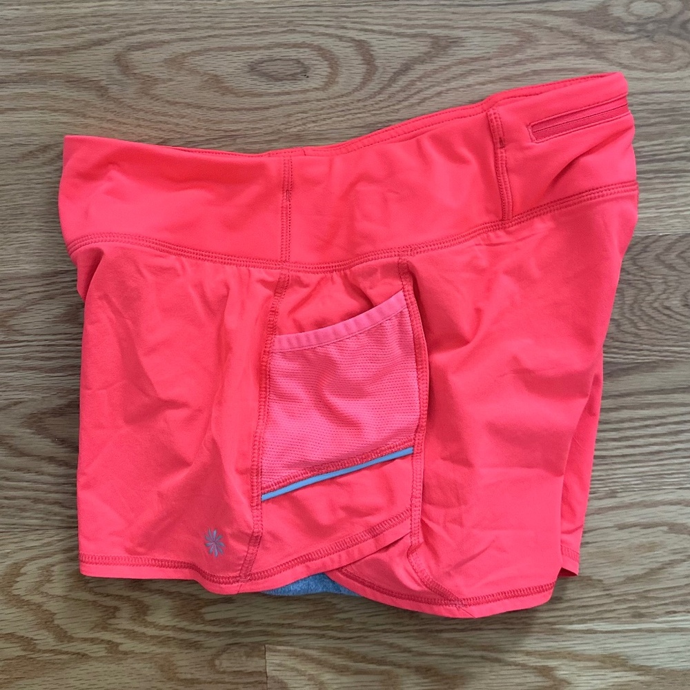 Athleta NWOT Ready Set Go 2 in 1 Short 4" (S)